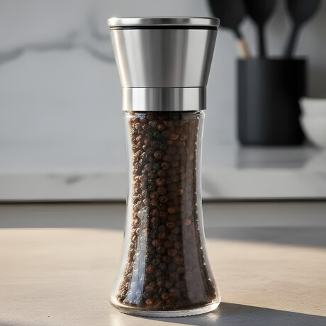 Molinillo de sal o pimienta TRANSPARENTE