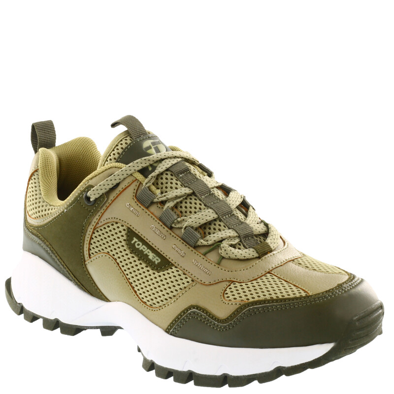 Championes de Hombre Topper Ever Trekking Beige - Verde Oliva