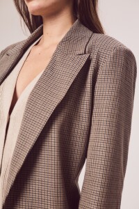 Blazer A Cuadros Multi