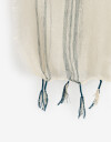 Pashminas Pashmina Rayada Con Flecos - Combinacion Bicolor