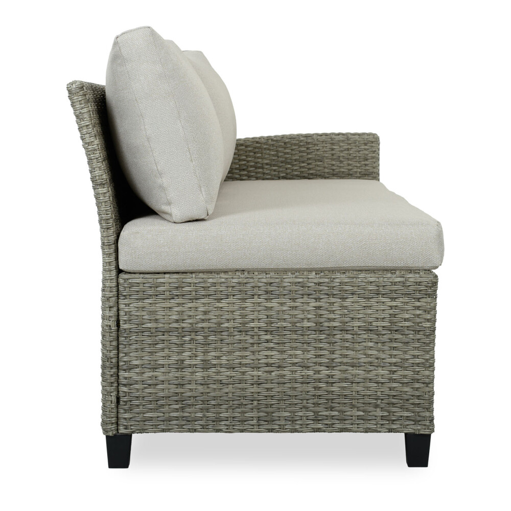 SET DE COMEDOR EXTERIOR RATTAN-SINTETICO NATURAL-BEIGE HAWAI