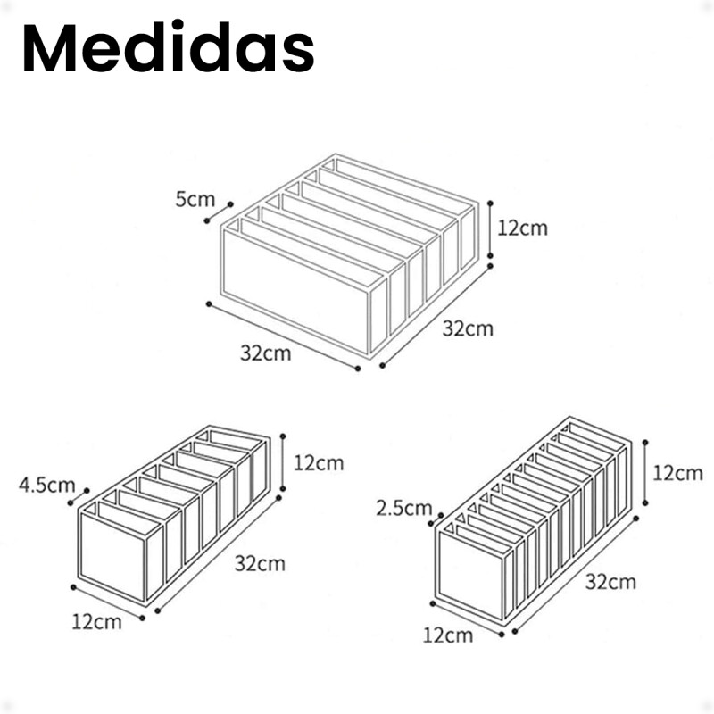 Organizadores Para Ropa Interior Con Divisores Organizadores Para Ropa Interior Con Divisores