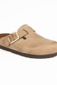 Zueco liso Aspen Taupe