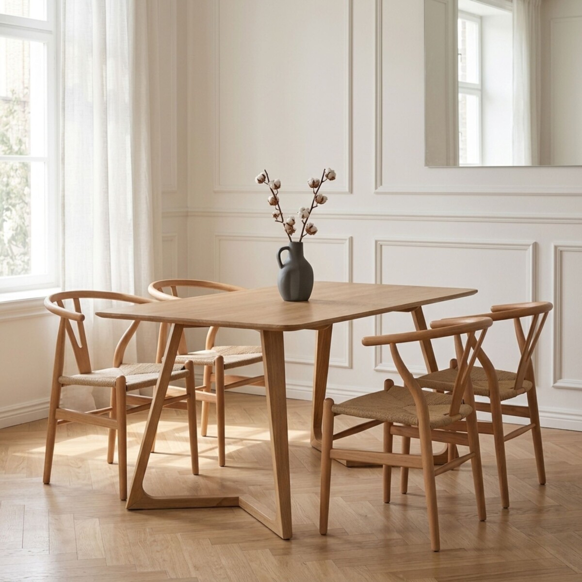 Juego de comedor 4 sillas Wihsbone Swift 