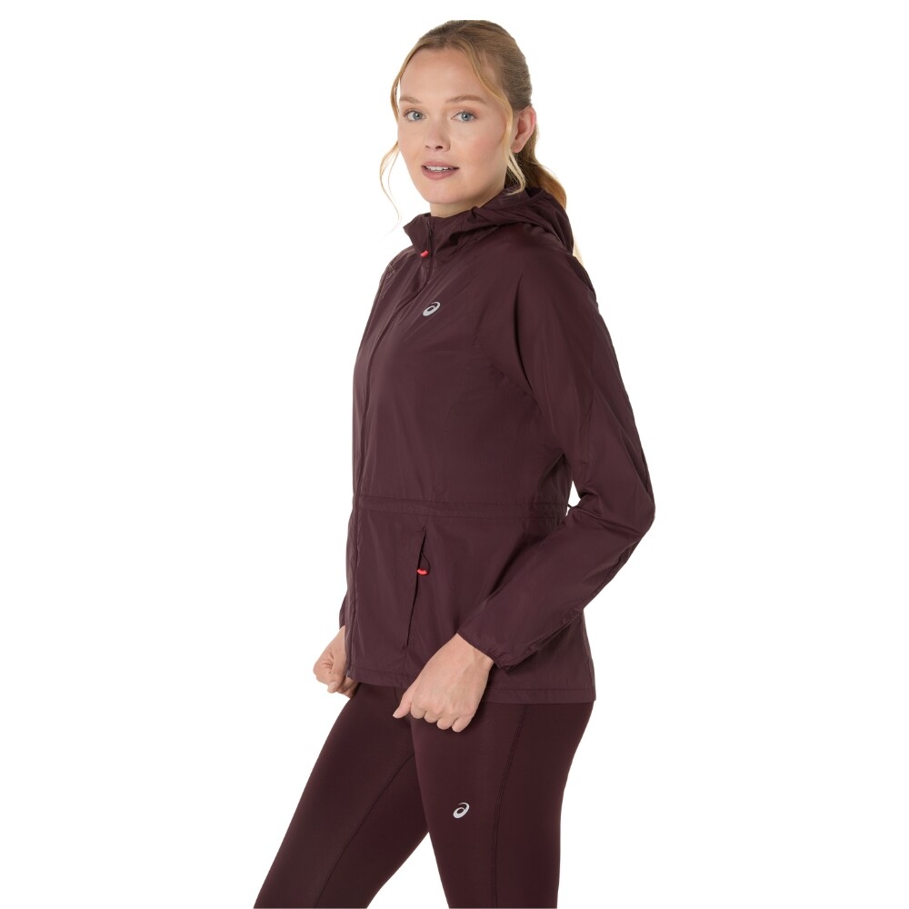Casacas Running Road Packable Jacket Mujer Dark Currant