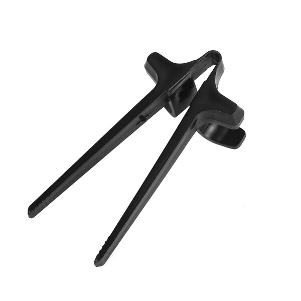 Palillos Para Comer Sin Ensuciar las Manos Dedos Plástico Color Negro