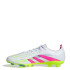 Championes de Fútbol 11 Unisex Adidas Predator League Terreno Blanco - Rosado - Amarillo Lima