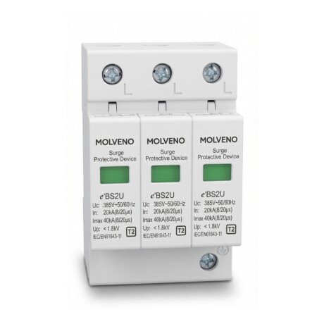 PROTECCIÓN SOBRE TENSIÓN Protector De Sobretensión Transitoria 3P 20-40kA 285V