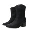 Botas de Mujer Miss Carol LITER tejana media Negro