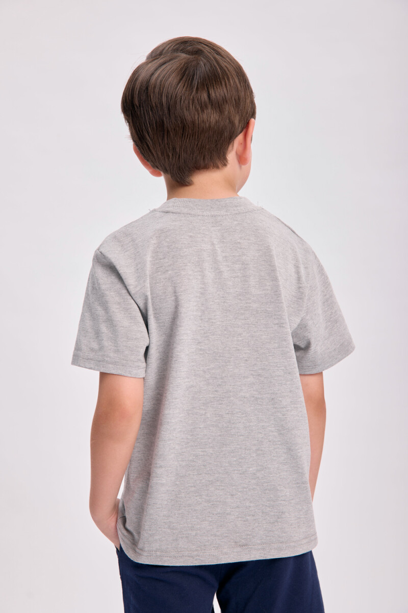 Remera básica Gris