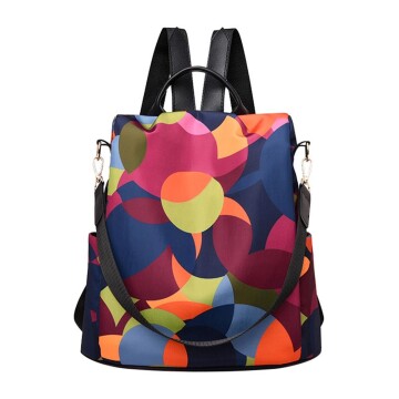 Mochila Antirrobo Cartera Mujer Impermeable Bolso Dama Color Variante Colores
