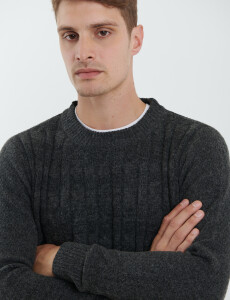 470342 SWEATER HARRY Gris Oscuro