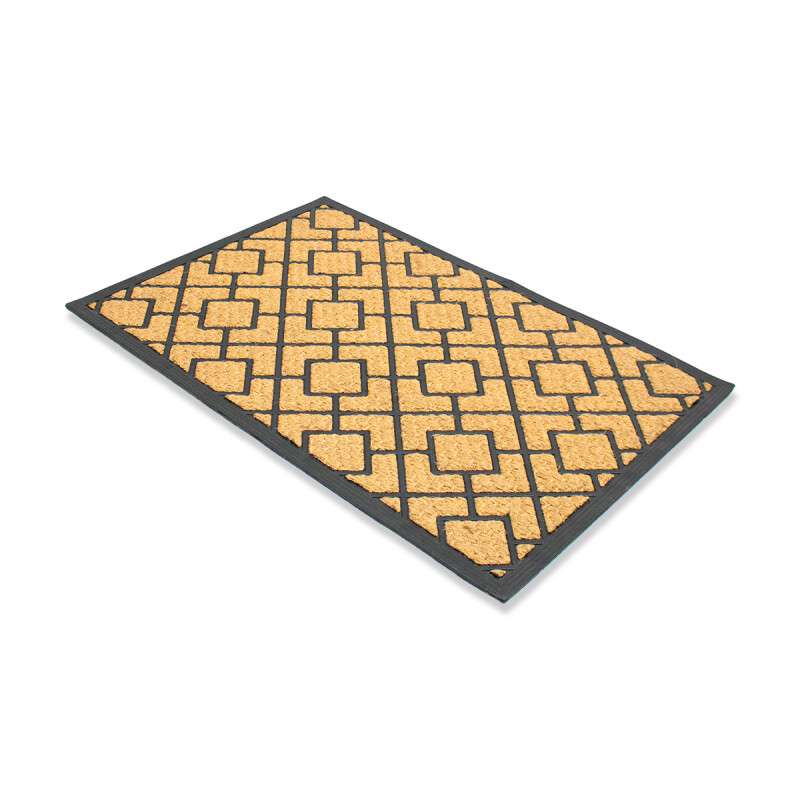 ALFOMBRA COCO RECT C/DET GOMA 60X90CM Unica