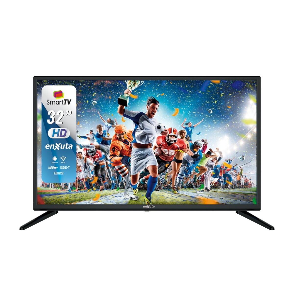 Smart Tv Enxuta 32 Hd Android 9.0 ISBD-TLEDENX1232SDF2KA - 001 