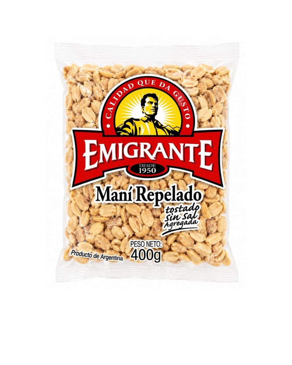 MANI REP TOSTADO SIN SAL 400G 