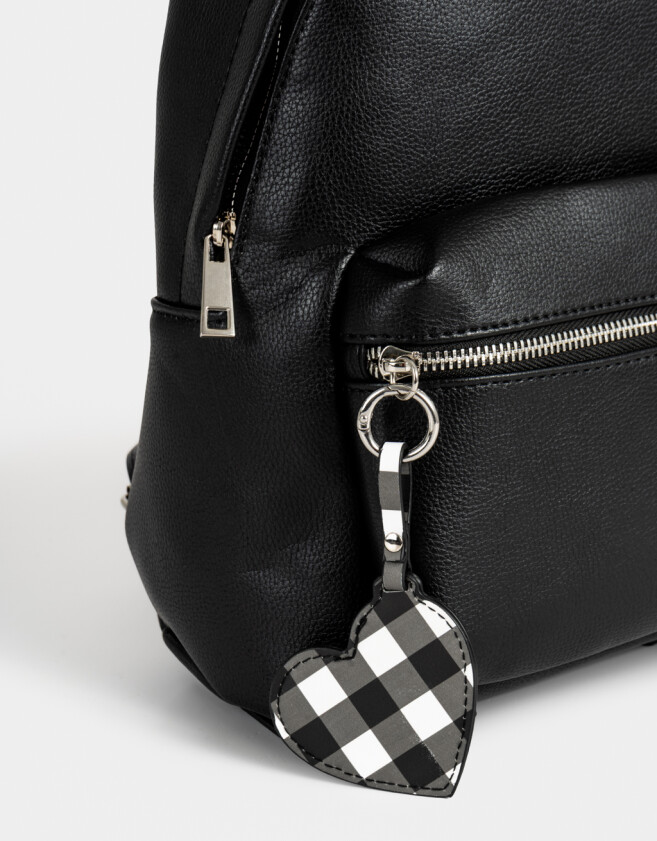 Mochilas Urbanas Mochila Bordada Negra - Negro