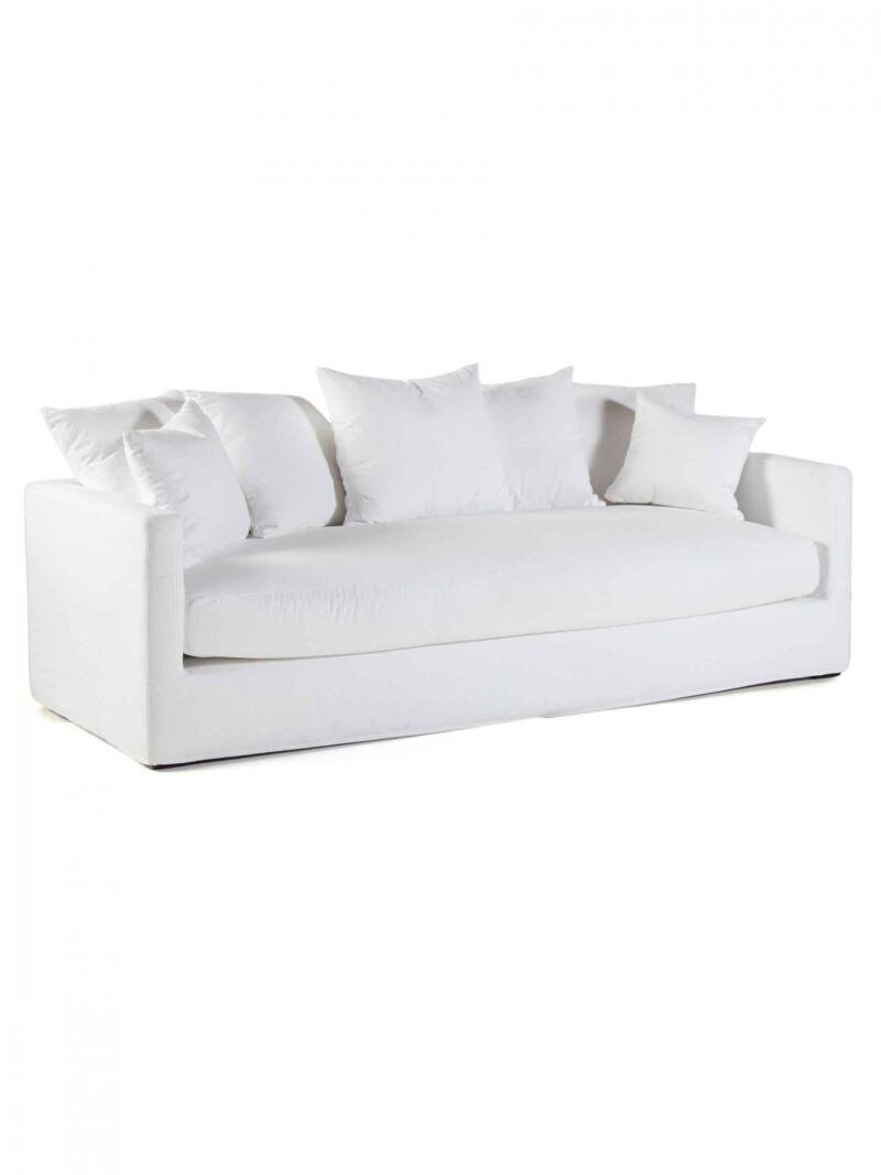 LYON SOFA LYON 3 PLAZAS TELA ZENITH NIEVE 240X100X70H CM