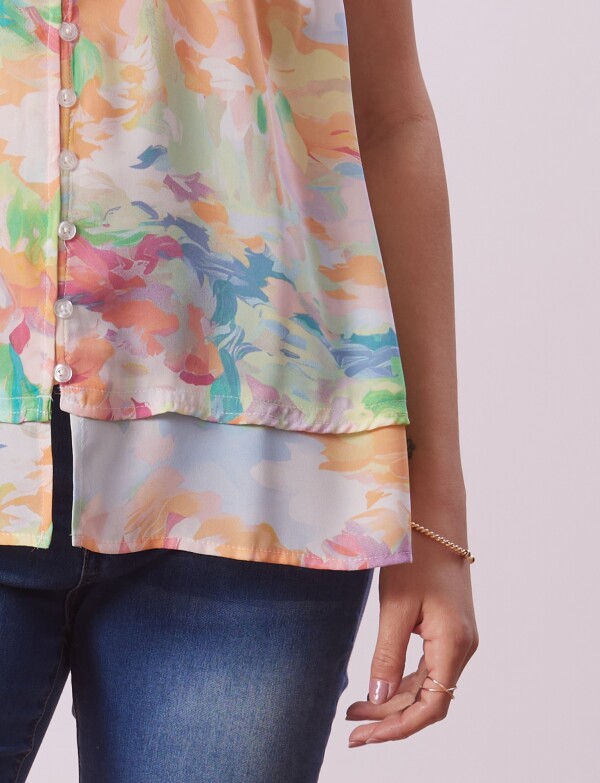Blusa Print MULTI/VERDE