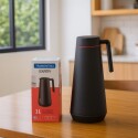 TERMO JARRA TERMICA 1L ACERO INOXIDABLE TRAMONTINA NEGRO