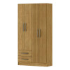 Ropero Armado Petra Austria 4 Puertas 2 Cajones Ripado Color Almendra Ropero Armado Petra Austria 4 Puertas 2 Cajones Ripado Color Almendra