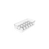 Huevera Organizador de huevos Clear Fresh 18 un. Blanco OU Huevera Organizador De Huevos Clear Fresh 18 Un. Blanco Ou