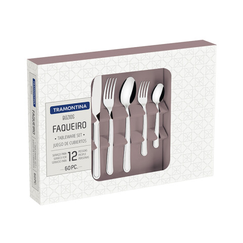 Juego de cubiertos 60 piezas "BUZIOS" -TRAMONTINA TN8926