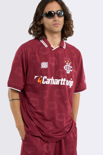 S/S Hartts Football T-Shirt Bordo