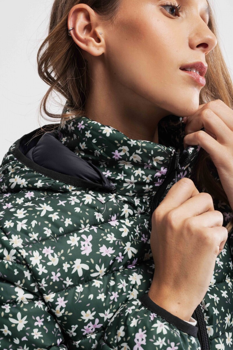 Campera Modena Flores print