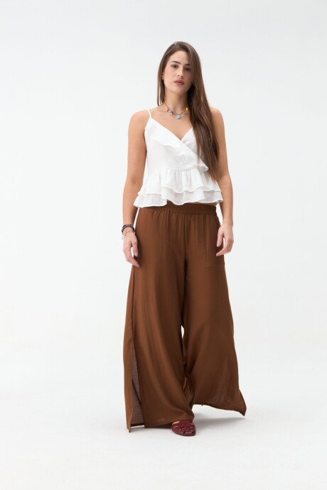 PANTALÓN MIREIA Marrón