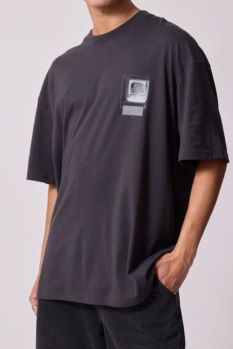 T-SHIRT GASTEL DIXIE Gris Oscuro