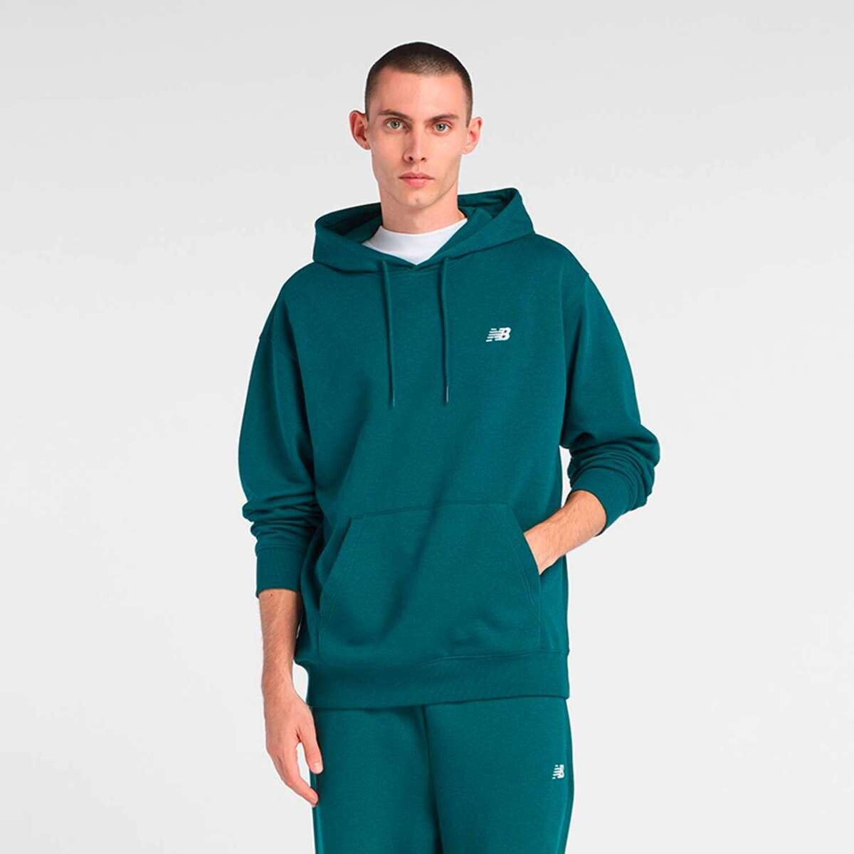 Campera Sport Essentials French Terry De Hombre - Verde 