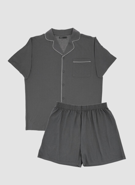 Pijama mocca Gris melange