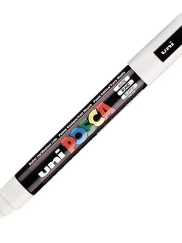 MARCADOR UNI POSCA 2.5 MM BLANCO N/A