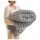 Manta Frazada Polar 1 Plaza Acanalada Suave Cálida Cama Sofá Gris Claro