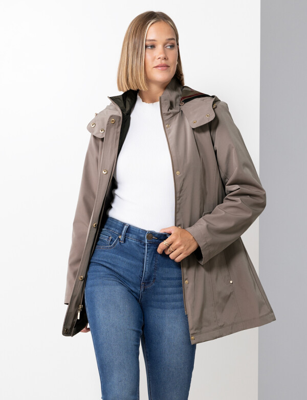 Gabardina Impermeable KHAKI