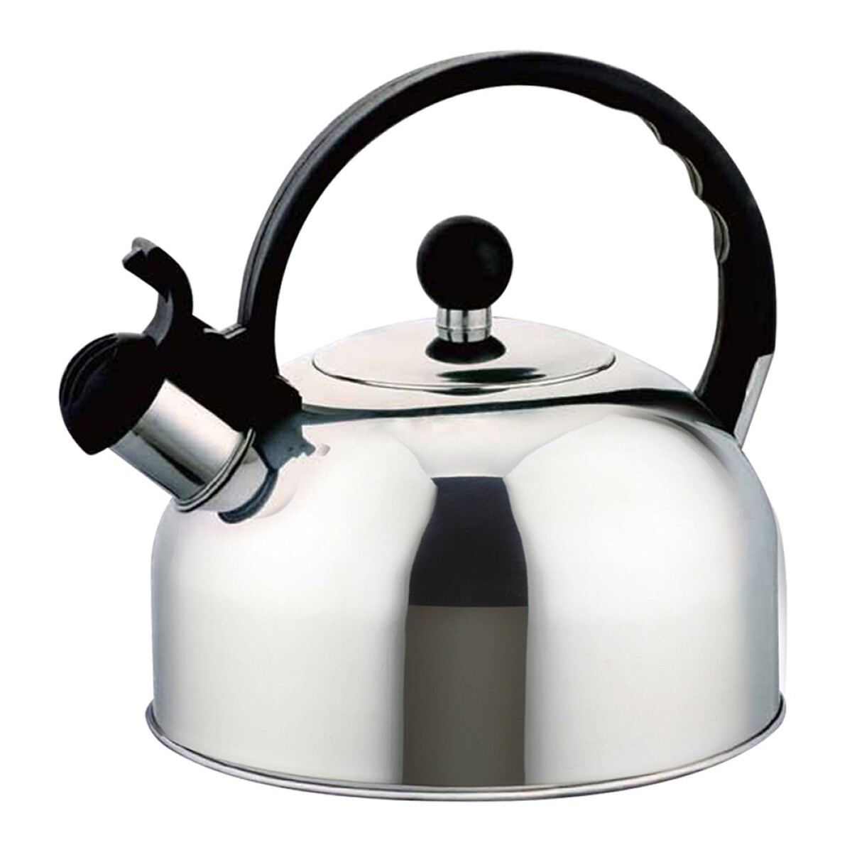 Caldera Alisa 2Lts de Acero Inox Silbadora con Fondo Simple - Plateado 
