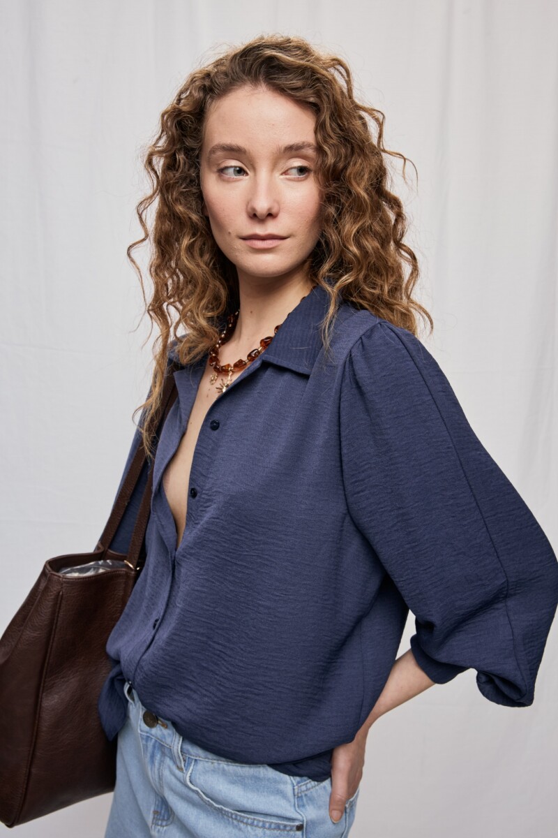 CAMISA MATT Azul Marino