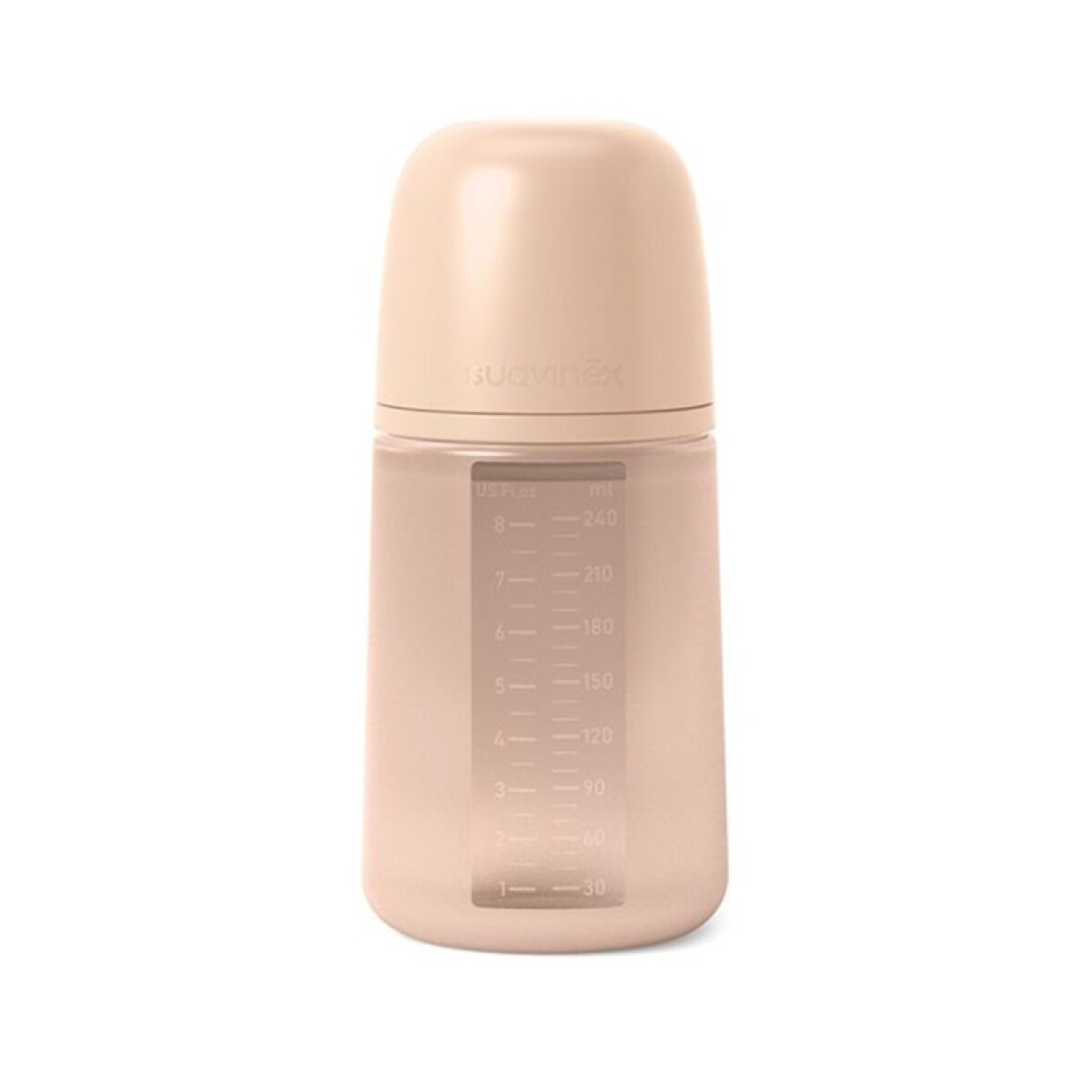 Biberón Fisiológico Suavinex 3-6M Flujo M 240 ml - Rosa 