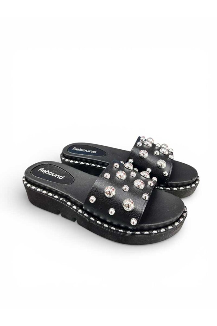 SANDALIA TACHAS 802 Negro