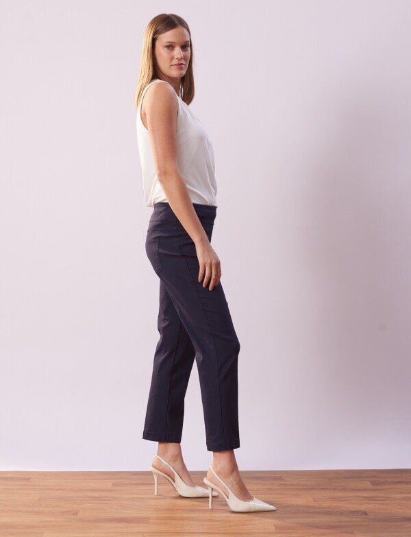 Pantalon Pull On Ankle AZUL