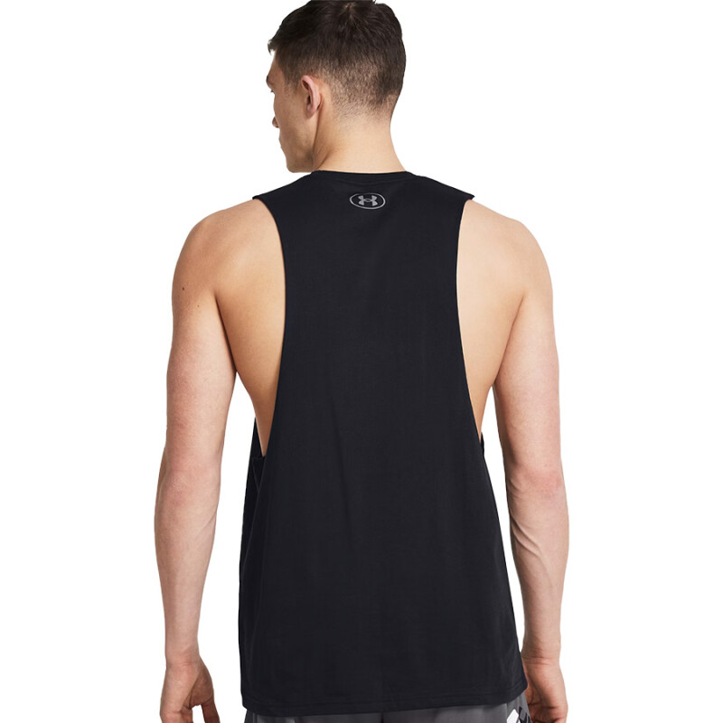Musculosa Under Armour Cut Off de Hombre - 286A001N Negro