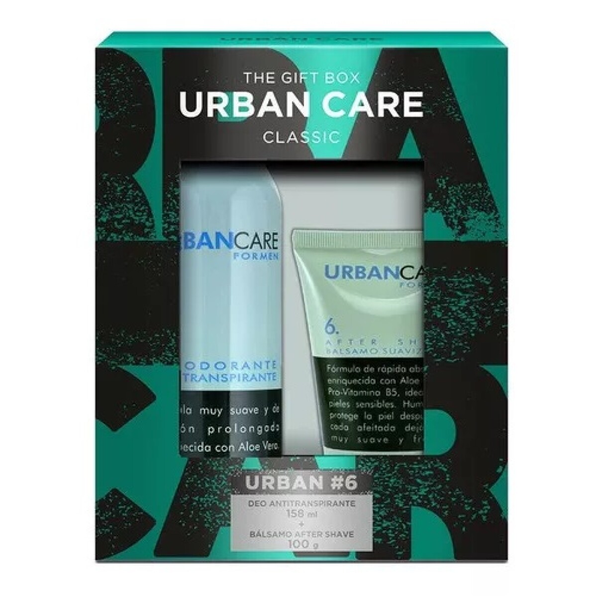 Pack Urban Care Antitranspirante Men 158 Grs.+ Bálsamo 100 Grs. 