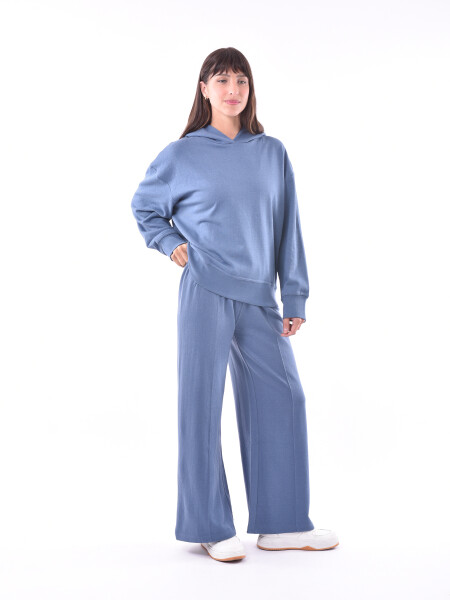 HOODIE DELFINO AZUL PIEDRA