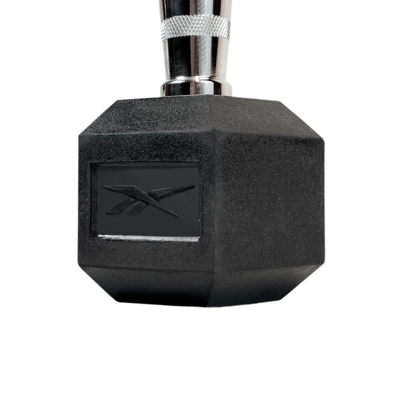 Mancuerna Hexagonal Recubierta De Goma 5Kg Negro