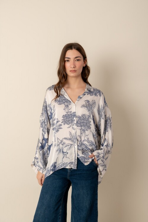 Camisa Bandana Azurro