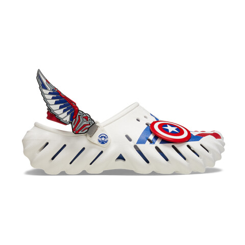 Captain America Echo Clog - Unisex White