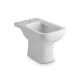 Sanitario Bidet Trento Blanco Brillo Loza Baño 1 Agujero