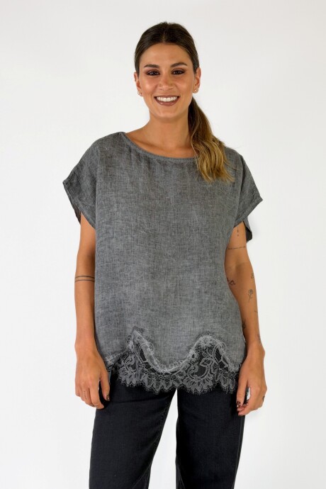 BLUSA MOLI Gris