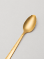 Cuchara Asher Para Café Set 4un,dorado Brillante Color Unico