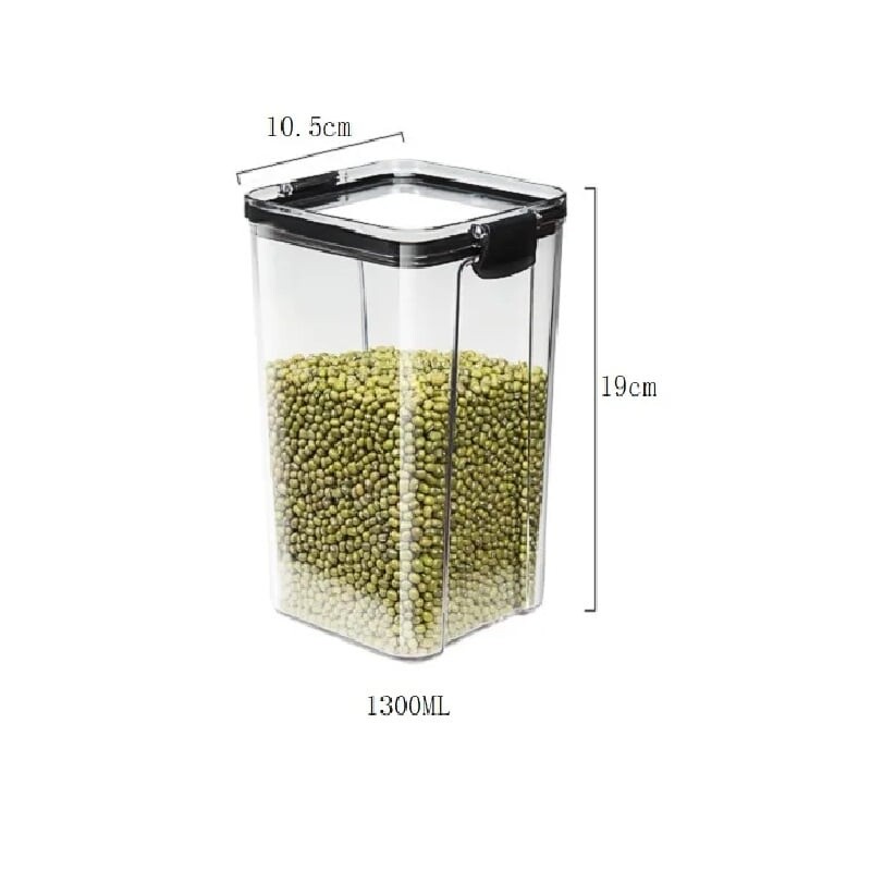 Contenedor plástico 1,3L para cocina Contenedor plástico 1,3L para cocina